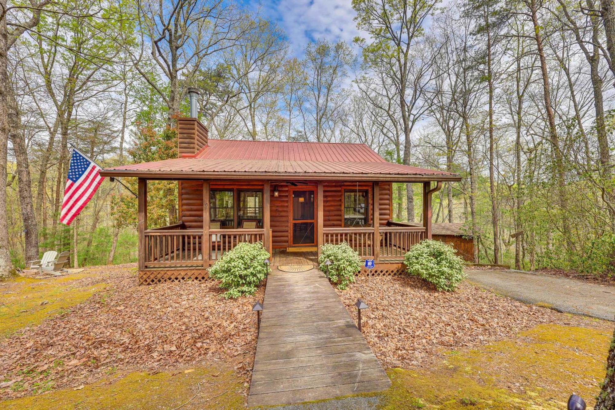 Cozy Cabin In Private Location With Hot Tub And Grill! Blue Ridge Dış mekan fotoğraf