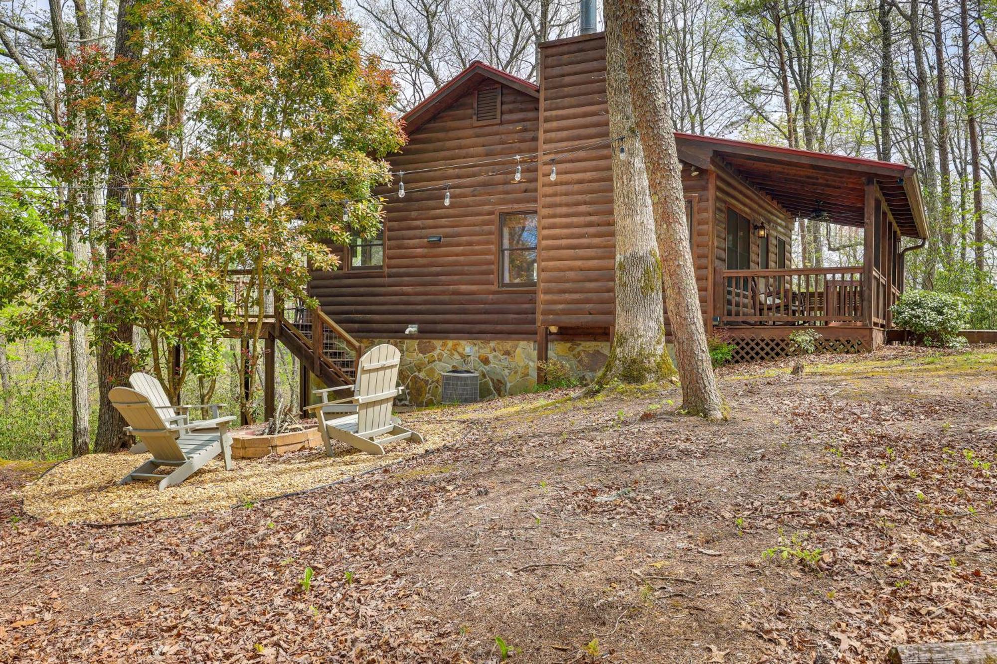 Cozy Cabin In Private Location With Hot Tub And Grill! Blue Ridge Dış mekan fotoğraf